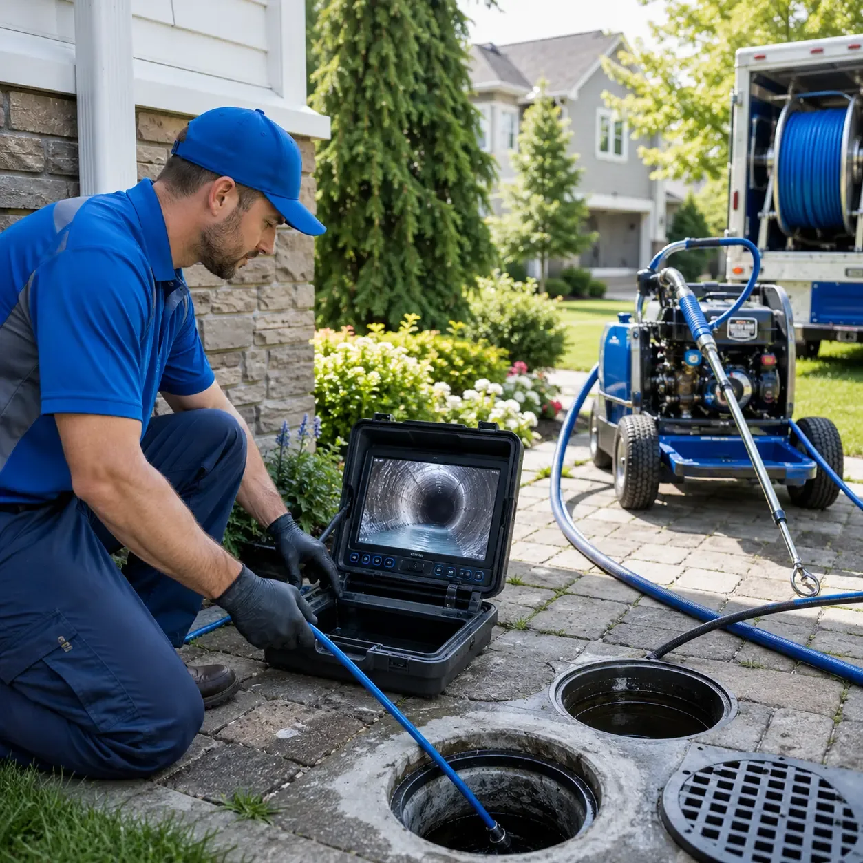 Outdoor drain cleaning professionals serving Swanzey, NH